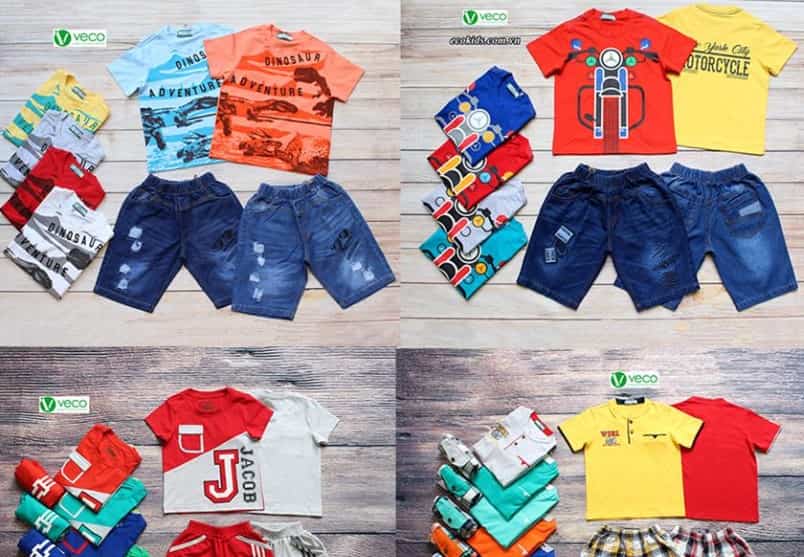 10 xưởng sỉ quần áo trẻ em tại TPHCM uy tín, giá rẻ phục vụ khách hàng toàn quốc